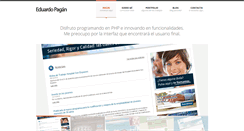 Desktop Screenshot of eduardopagan.com